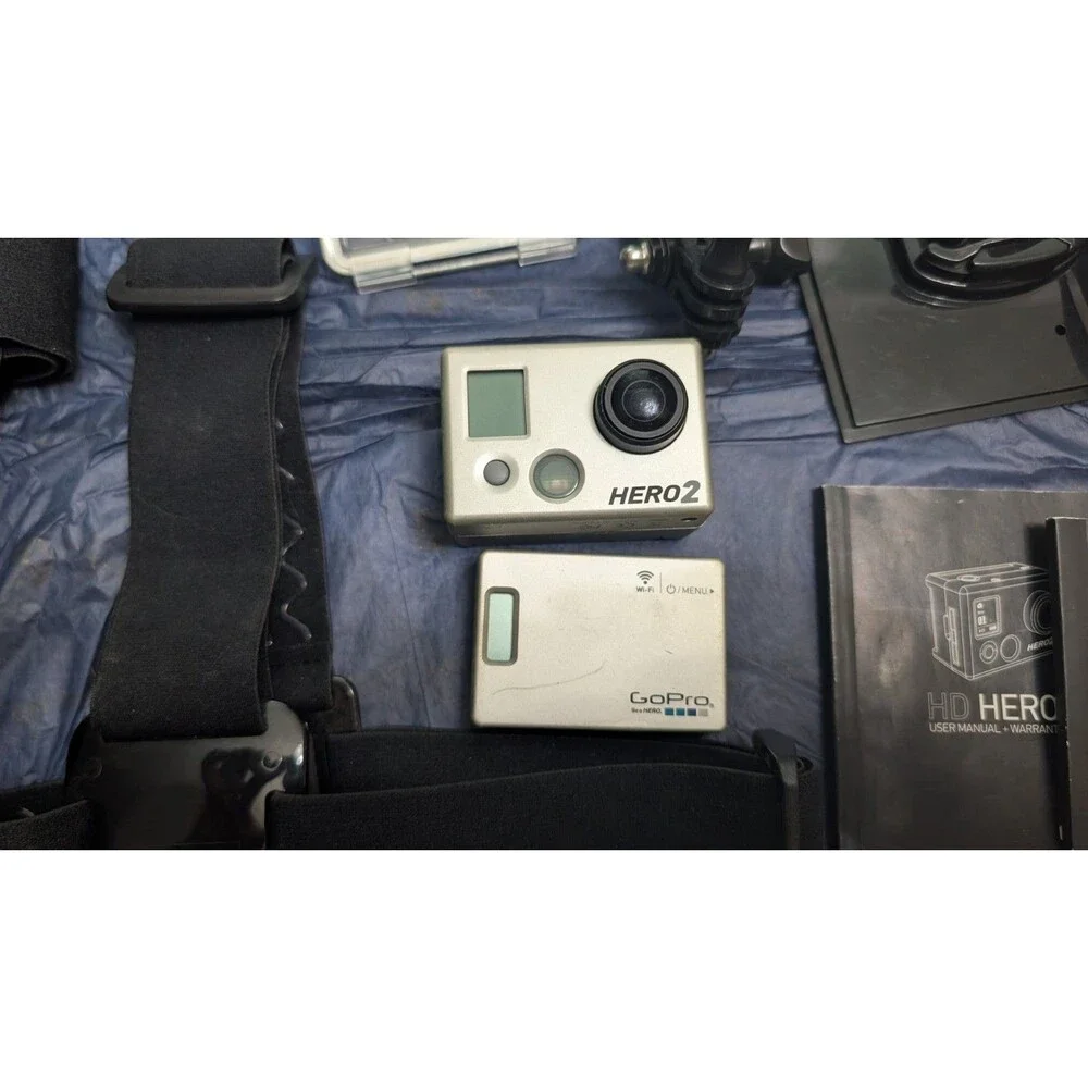 GoPro HERO 2 With Waterproof Case Wifi Pack Battery Included & Accessories